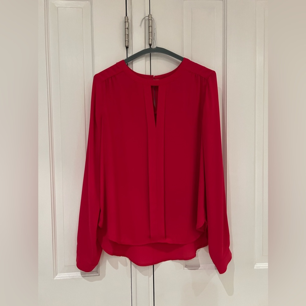 Hot pink blouse from Forever 21